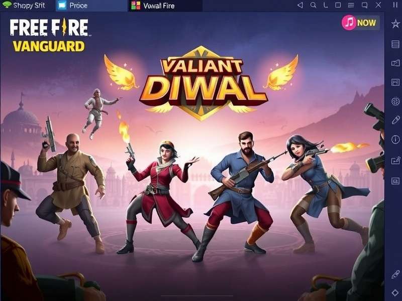 Free Fire Valiant Vanguard Gameplay